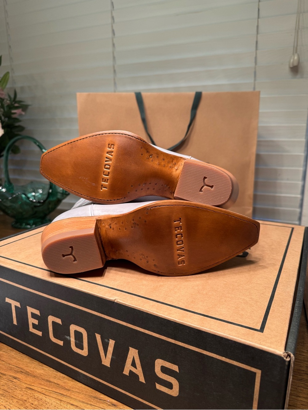 Tecovas Western Boots with Tan Heel Slate Blue - Vault Edition 2026 - Picture 2 of 5